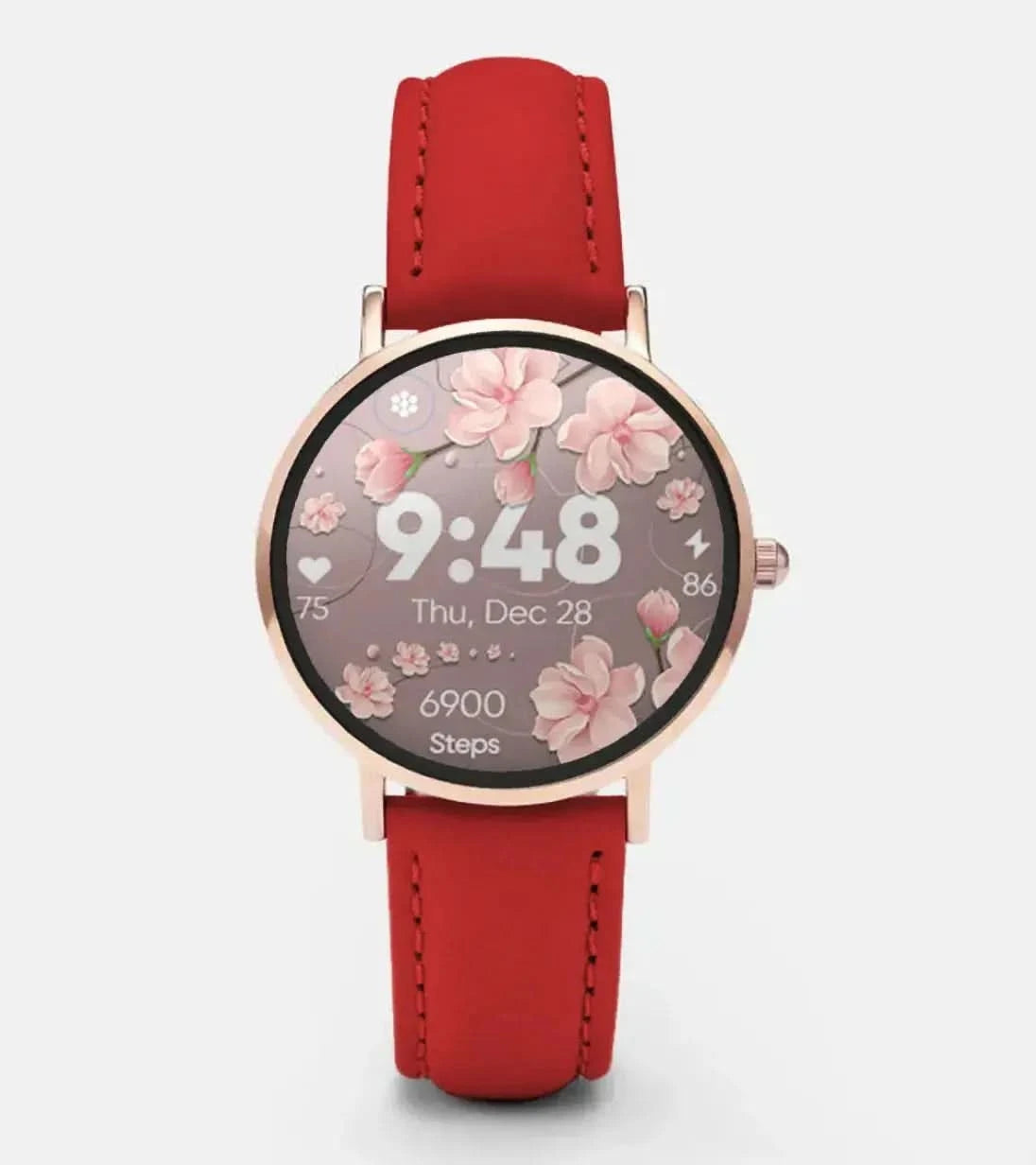 Lederarmband rot Timeframe