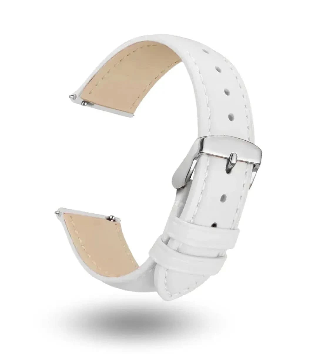 Lederarmband weiß Timeframe