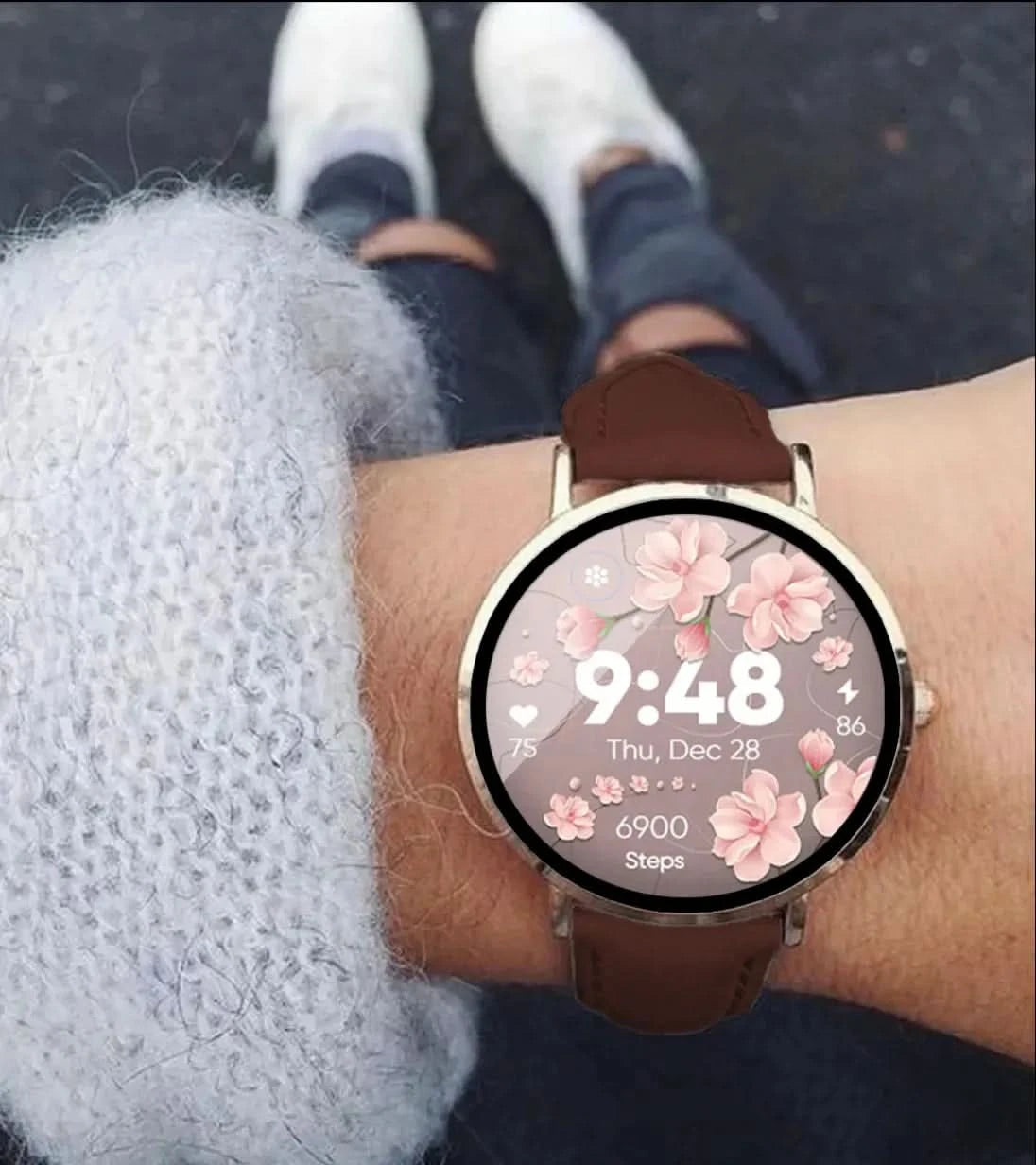 Lederarmband braun Timeframe