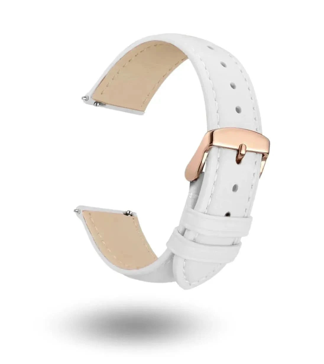 Lederarmband weiß Timeframe