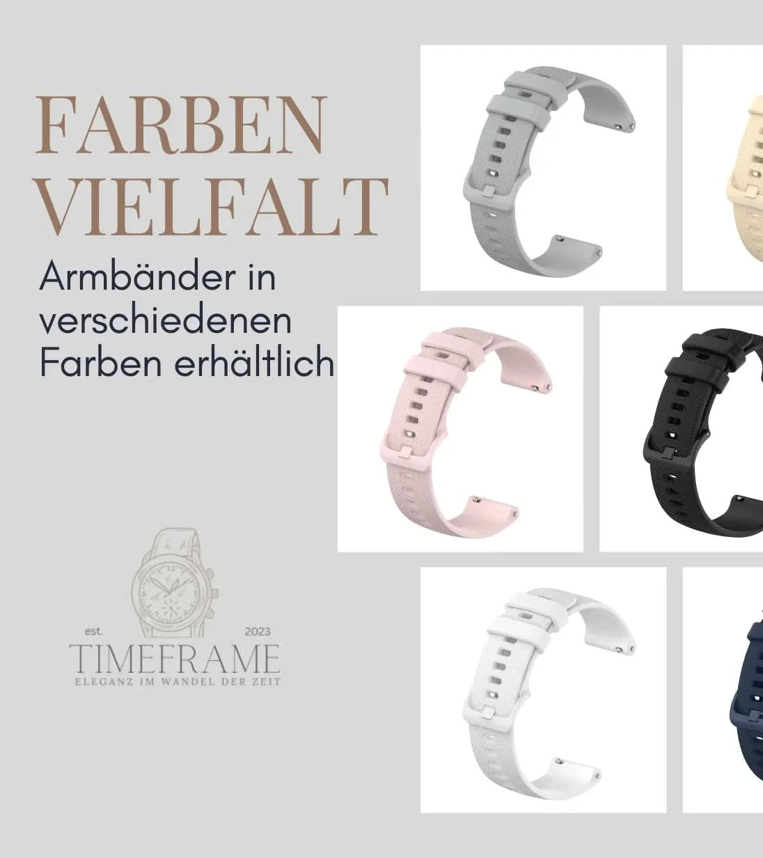 Armband Kunststoff grip line rosa Timeframe