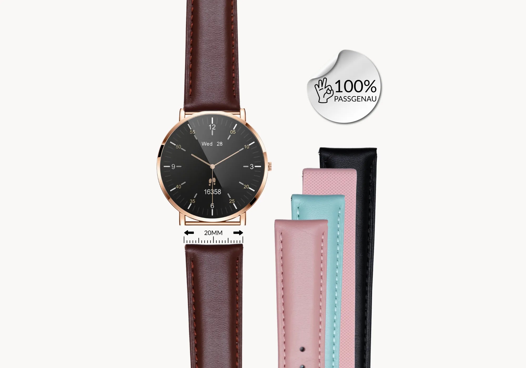 100% passgenauigkeit der Armbänder