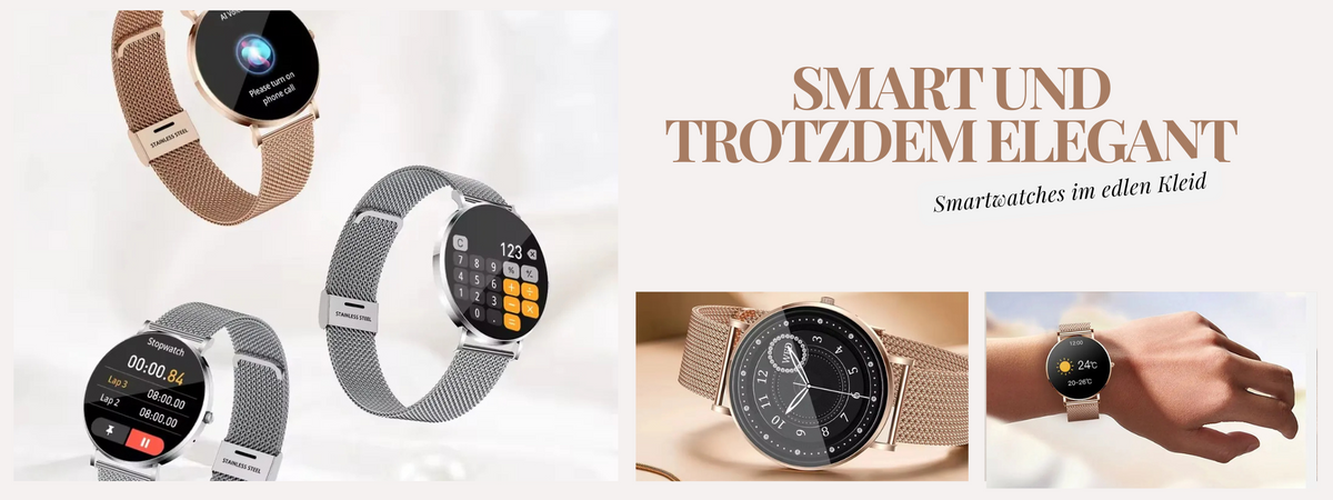 Smarte Technik im klassischen Look - Smartwatches müssen nicht immer futuristisch aussehen.