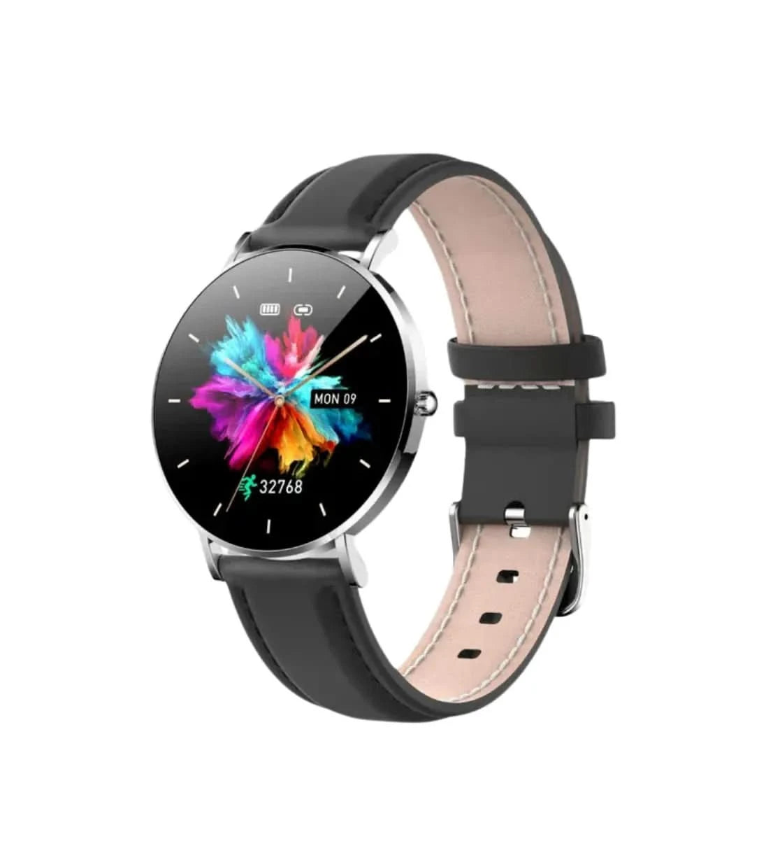 Lederarmband schwarz Timeframe