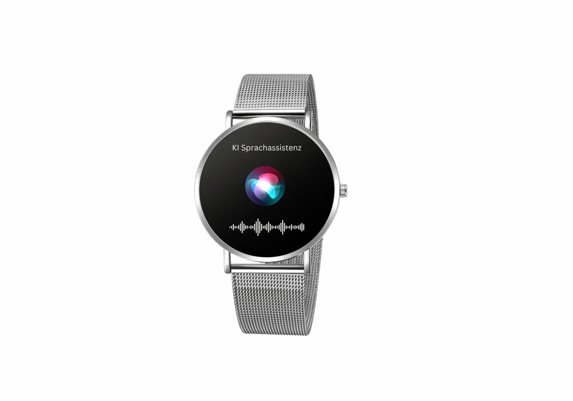 Smartphone steuern mit dem KI Sprachassistenten direkt auf der Timeframe Smartwatch