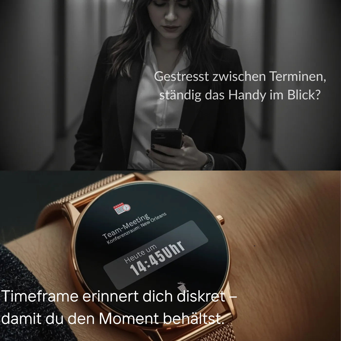 Terminkalender im Blick ohne Handy 