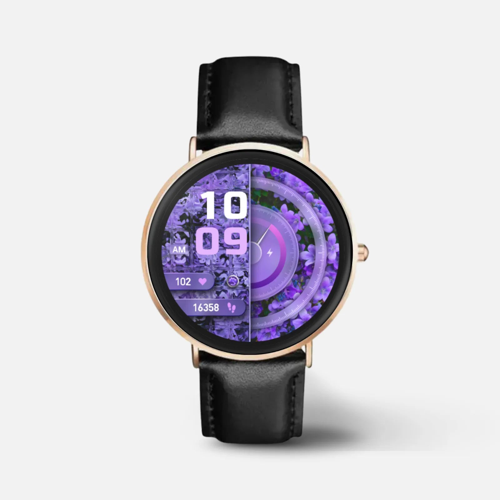 Minimalistisches Zifferblatt der Smartwatch – klare Anzeige